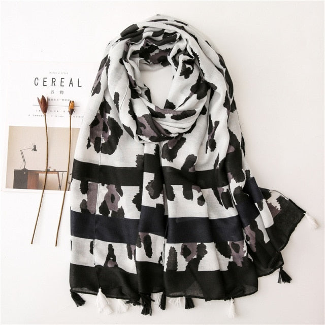 Bohemian Cashew Printed Silk Scarves