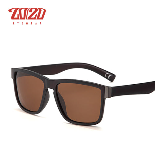 20/20 Men's Classic Polarized Driving Sunglasses Black Pl278 Sunglasses 20/20 C03 Brown Brown