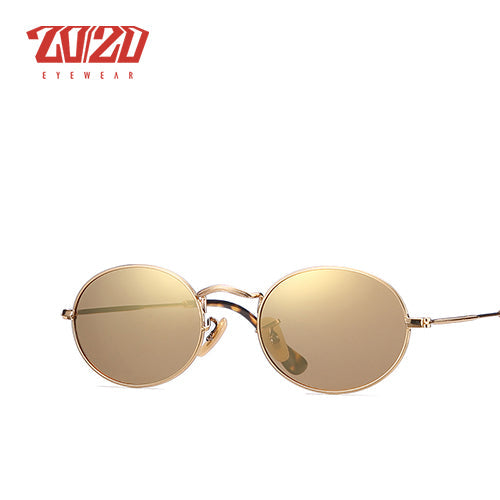 20/20 Polarized Oval Driving Sunglasses For Men & Women C030 Sunglasses 20/20 C07 Gold Gold