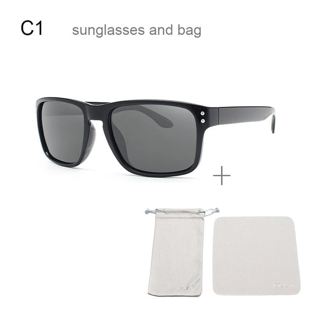 Oley Classic Polarized Sunglasses Men Glasses Driving Coating Black Frame Fishing Driving Y8133 Sunglasses Oley Y8133 C1