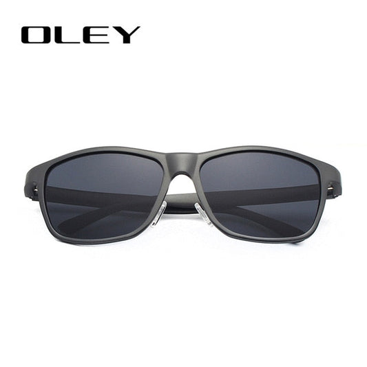 Oley Brand Men's Polarized Sunglasses Business Classic Full Frame Aluminum Magnesium Y0934 Sunglasses Oley Y0934 C2BOX