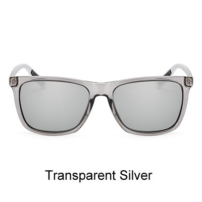 Ralferty Sunglass Square Polarized Sunglasses Men Women Brand Designer Polaroid 7031 Sunglasses Ralferty Transparent Silver picture color