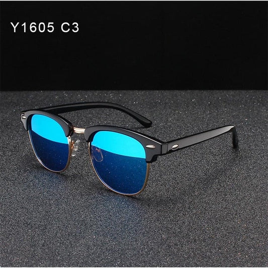 Oley Brand Women Polarized Sunglasses Classic Round Uv Unisex Y1605 Sunglasses Oley Y1605 C3