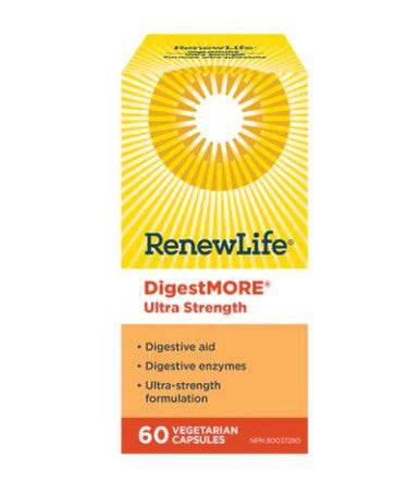 Renew Life DigestMORE Ultra Strength 60 veg capsules - YesWellness.com