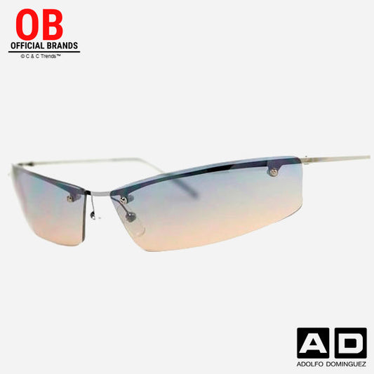 Retro Slim Rectangular Sunglasses 2a