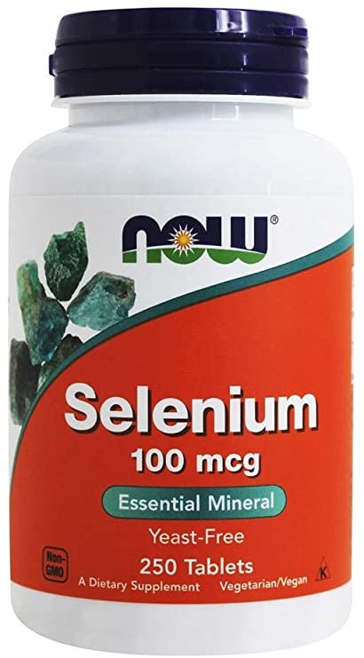 NOW Yeast Freee Selenium 100mg | 250 Caps