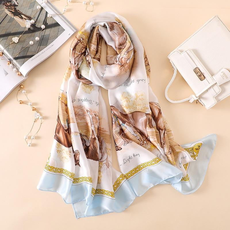 Silk Equestrian Scarf-Furbaby Friends Gifts