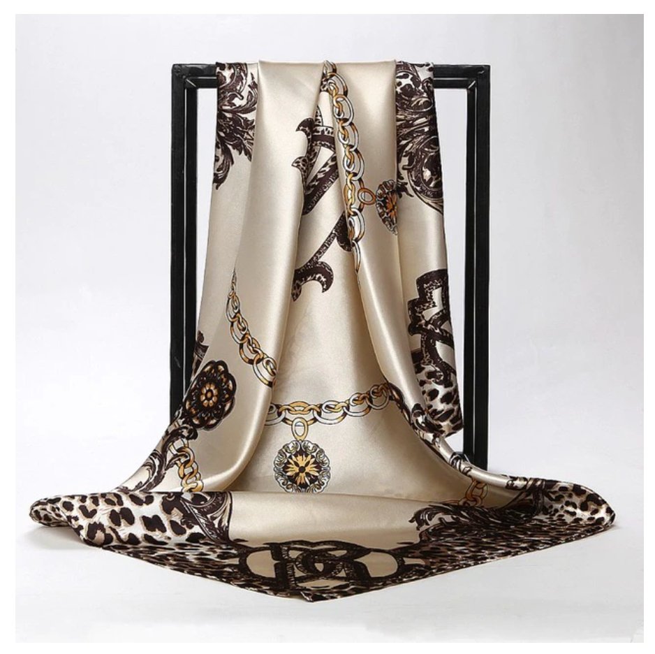 Silky Snaffle Print Scarves-Furbaby Friends Gifts