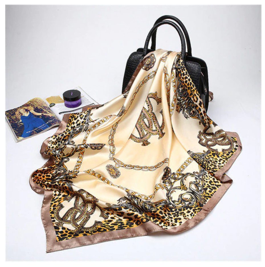 Silky Snaffle Print Scarves-Furbaby Friends Gifts