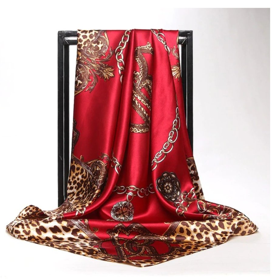 Silky Snaffle Print Scarves-Furbaby Friends Gifts