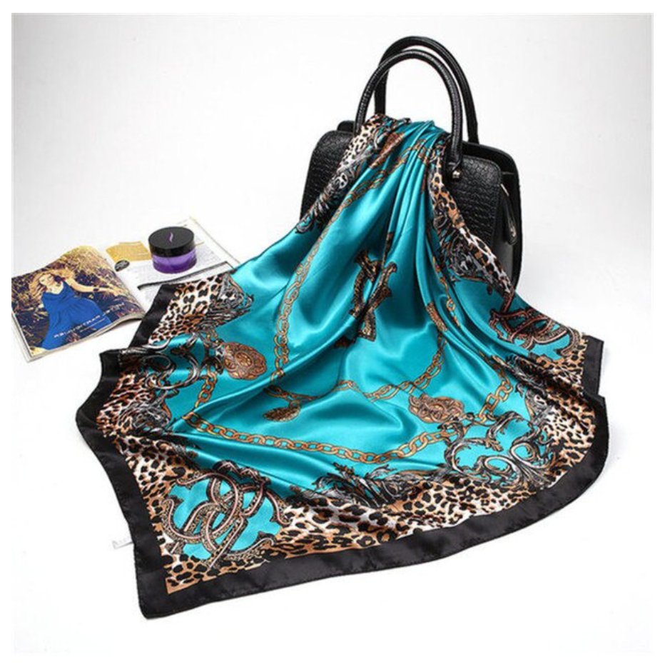 Silky Snaffle Print Scarves-Furbaby Friends Gifts