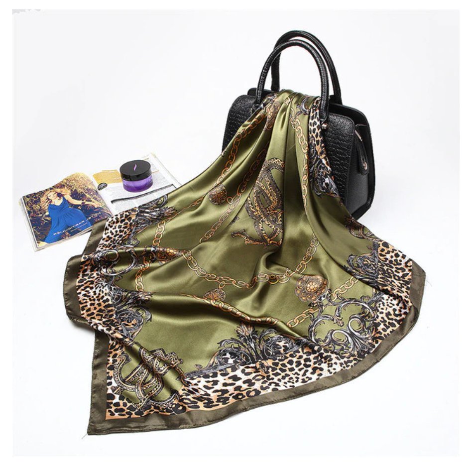 Silky Snaffle Print Scarves-Furbaby Friends Gifts