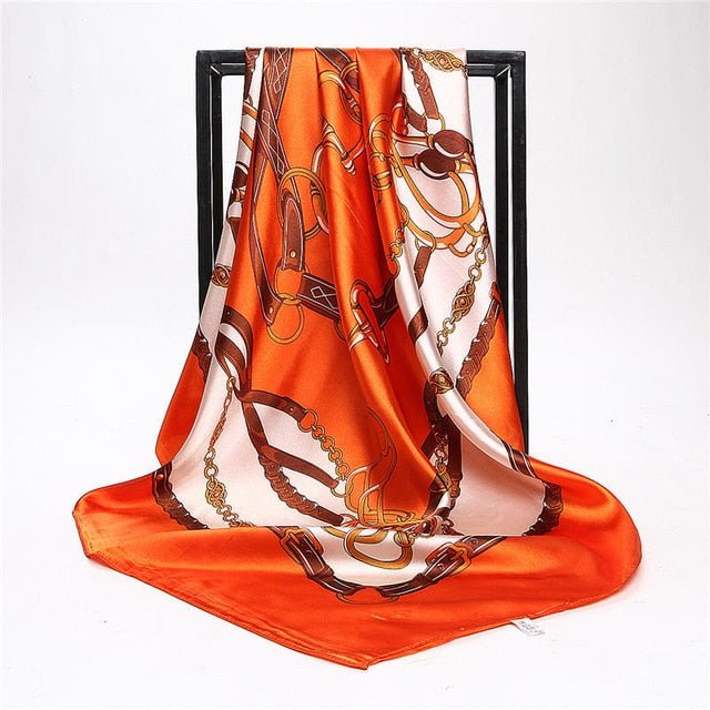 Silky Snaffle Print Scarves-Furbaby Friends Gifts