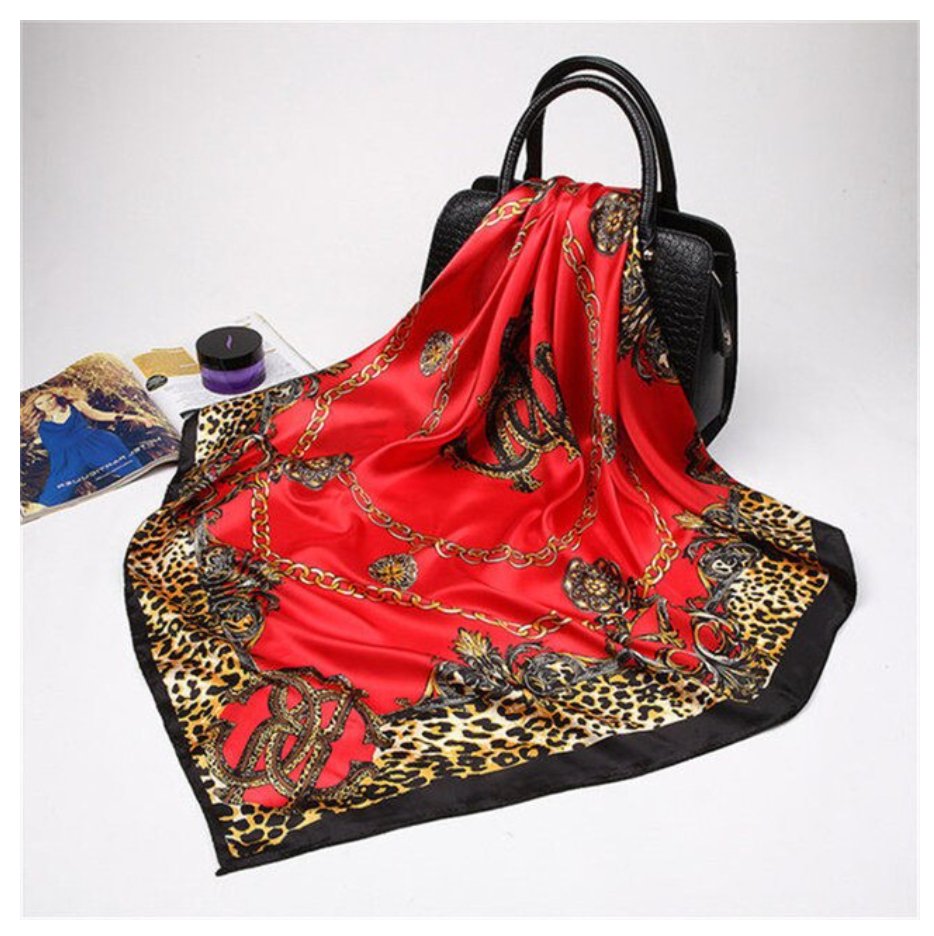 Silky Snaffle Print Scarves-Furbaby Friends Gifts