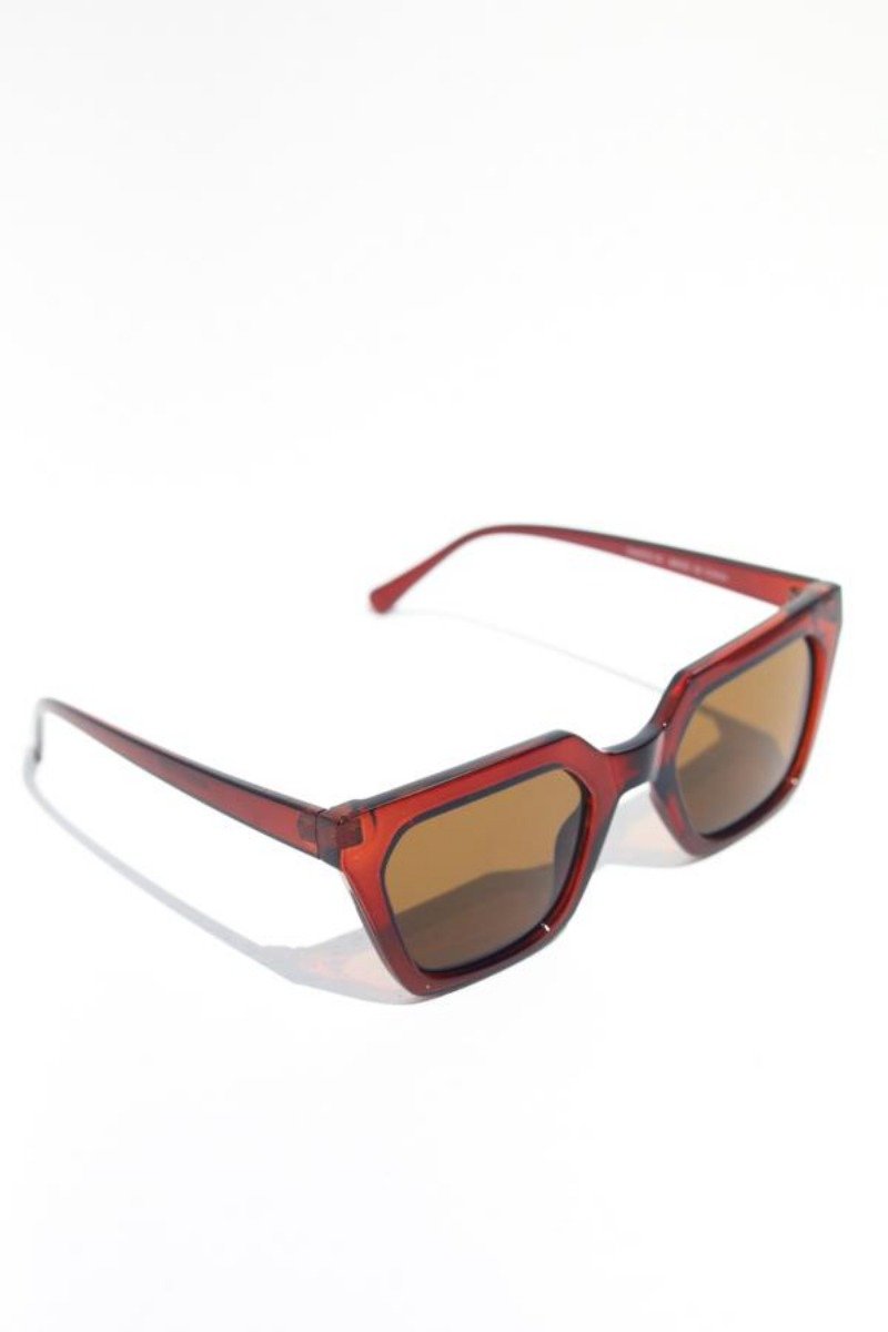 Snatched Square Frame Sunglasses