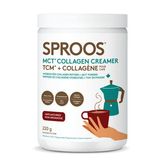 Sproos MCT Collagen Creamer Powder Unflavoured 220g
