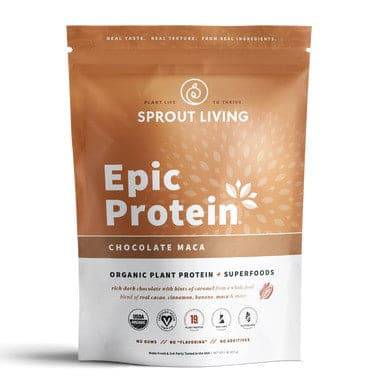 Sprout Living Epic Protein Organic Plant Protein + Superfoods