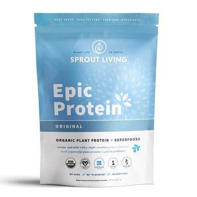 Sprout Living Epic Protein Organic Plant Protein + Superfoods