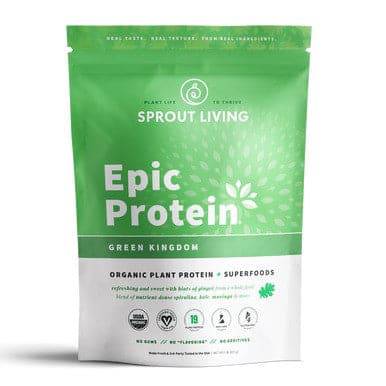 Sprout Living Epic Protein Organic Plant Protein + Superfoods