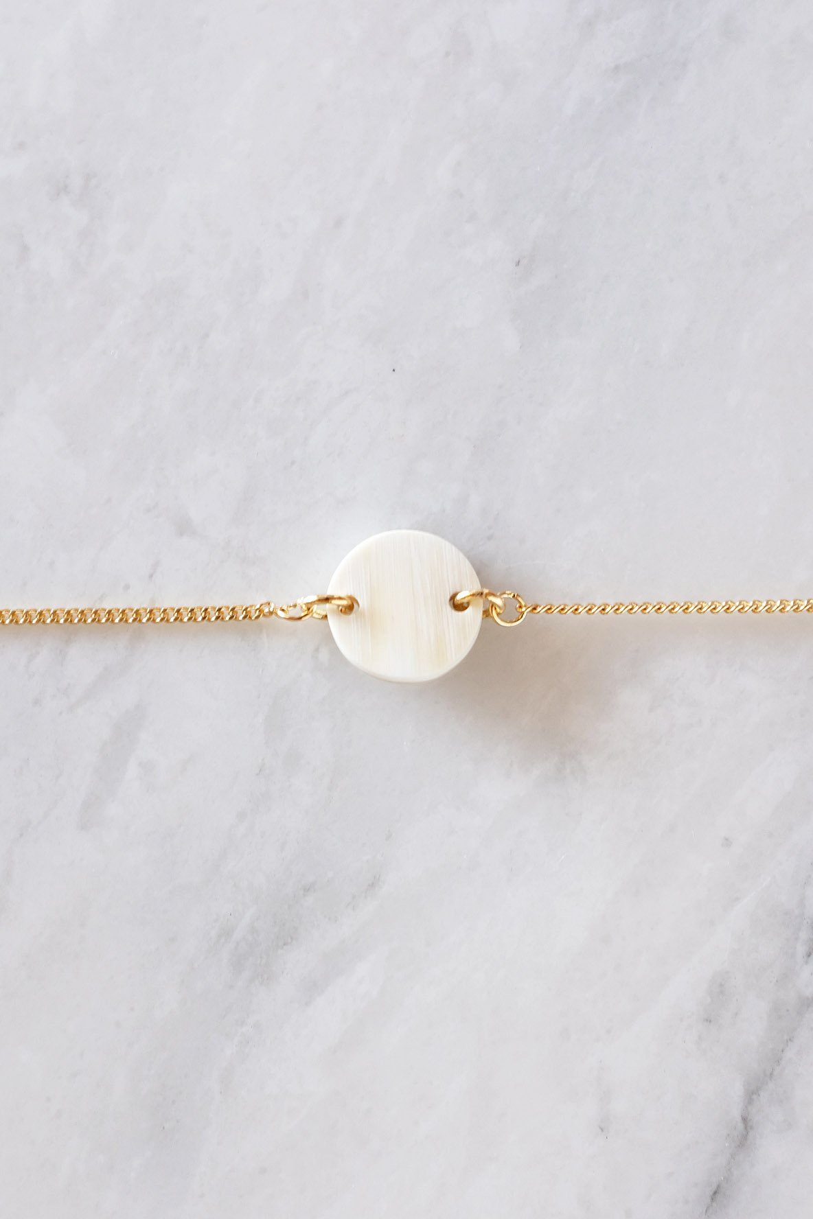 Tran Quoc Dainty Buffalo Horn Charm Bracelet bracelets Hathorway Light Horn